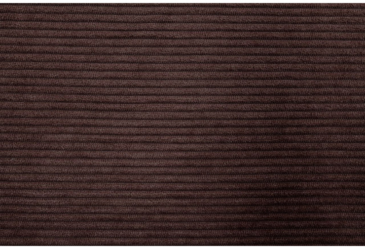 Tissu Velours Maille Côtelé Marron Foncé -Au Mètre