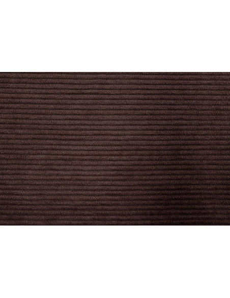 Tissu Velours Maille Côtelé Marron Foncé -Au Mètre