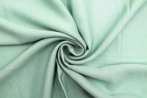 Tissu Gabardine Viscose Uni Vert jade -Au Mètre