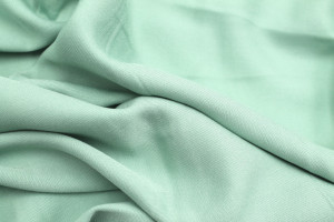 Tissu Gabardine Viscose Uni Vert jade -Au Mètre 2