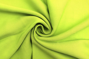 Tissu Gabardine Viscose Uni Anis -Au Mètre