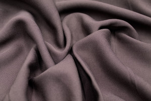 Tissu Gabardine Viscose Uni Tabac -Au Mètre 2