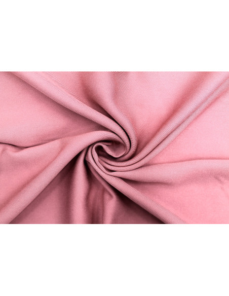 Tissu Gabardine Viscose Uni Bois de Rose -Au Mètre
