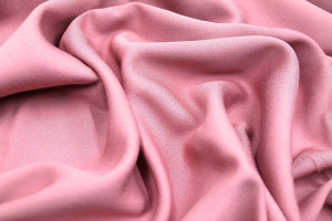 Tissu Gabardine Viscose Uni Bois de Rose -Au Mètre 2