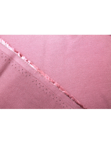 Tissu Gabardine Viscose Uni Bois de Rose -Au Mètre