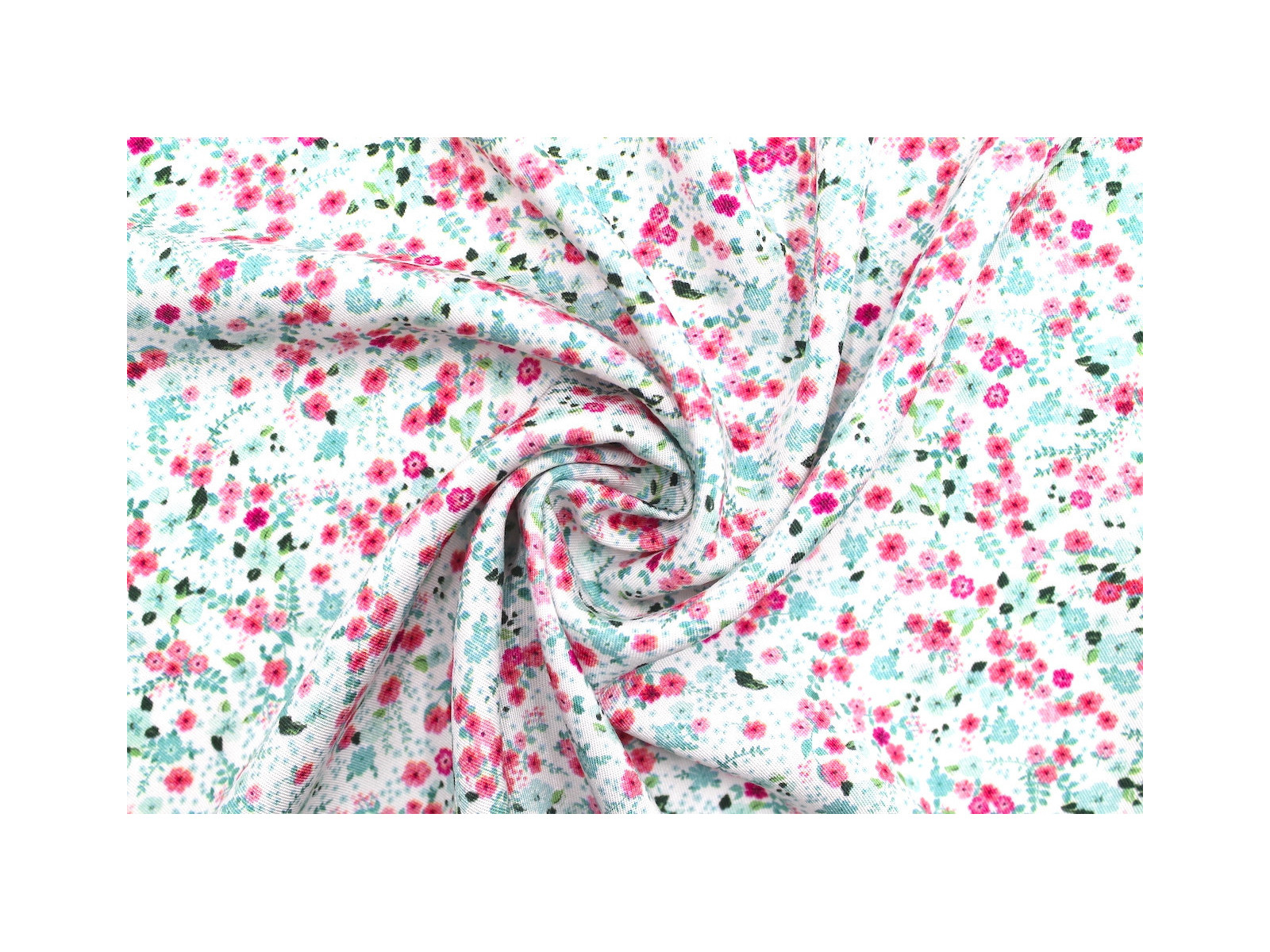 Tissu Jersey Simple Cœur Imprimé - Blanc Et Rouge, 150 Cm De Large - Doux Au Toucher, 100% Polyester - Vendu Au Mètre
