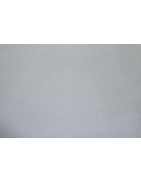 Tissu Satin de Coton Vegas Blanc Au Mètre