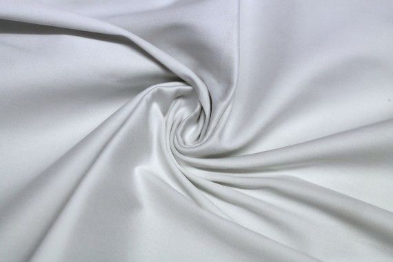 Tissu Coton Uni Vegas Blanc Coupon de 3 Mètres