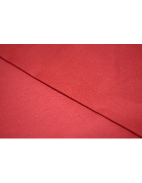 Tissu Satin de Coton Vegas Corail Au Mètre