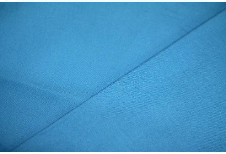 Tissu Satin de Coton Vegas Turquoise Au Mètre