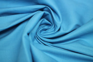 Tissu Satin de Coton Vegas Turquoise Au Mètre