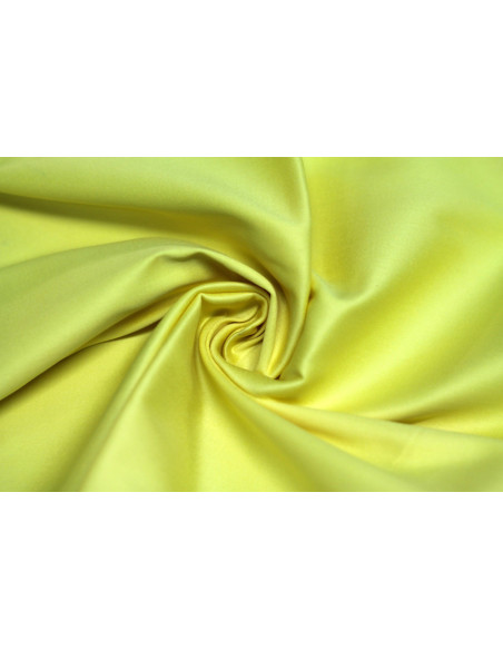 Tissu Satin de Coton Vegas Jaune Au Mètre