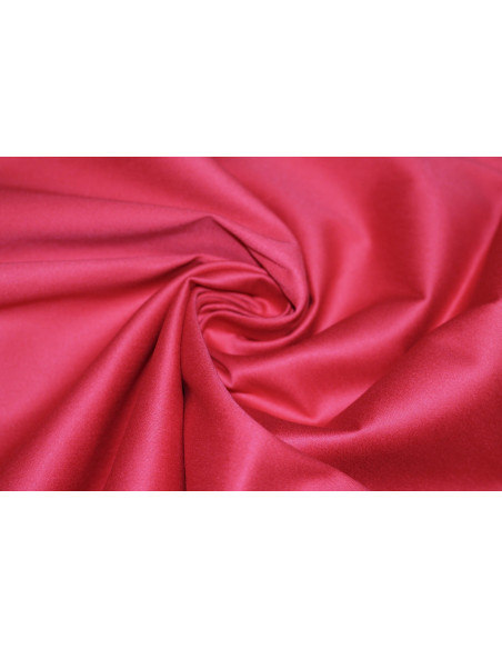 Tissu Satin de Coton Vegas Rouge Au Metre