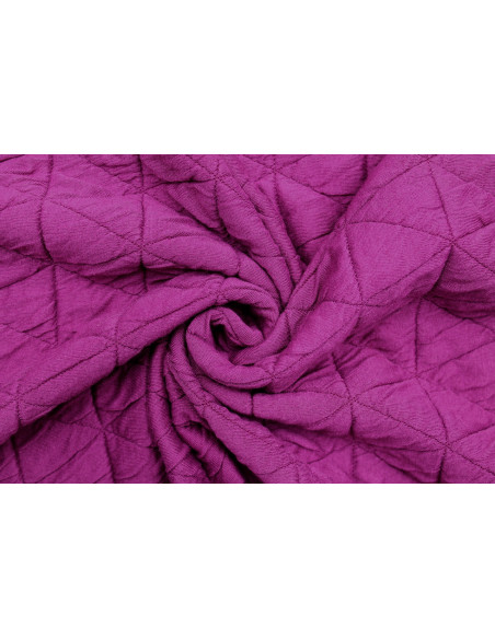 Tissu Matelassé Gros Triangles Cyclamen de Qualité, Tissus au mètre, Tissus pas cher - Alltissus.com
