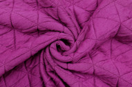 Tissu Matelassé Gros Triangles Cyclamen de Qualité, Tissus au mètre, Tissus pas cher - Alltissus.com
