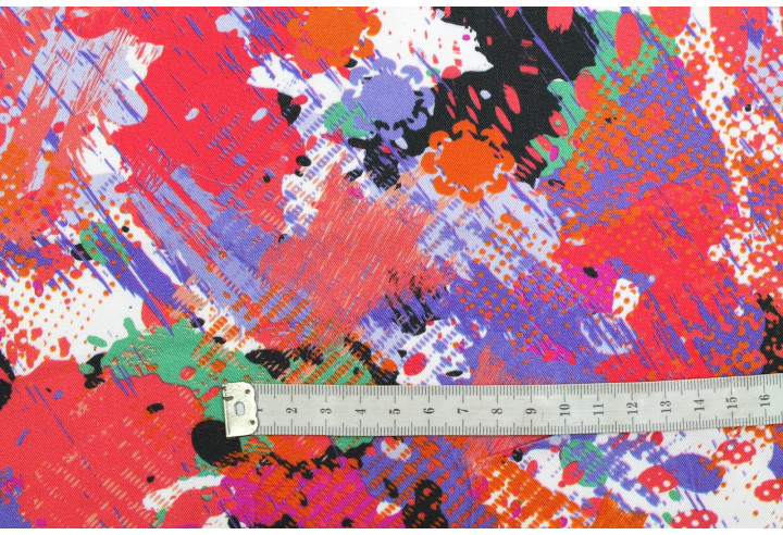 Tissu Gabardine Viscose Imprimé Graff Rouge de Qualité, Tissu au mètre, Tissu pas cher - Alltissus.com