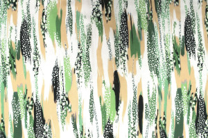 Tissu Gabardine Viscose Imprimé Rayure Félin Vert Drapeau de Qualité, Tissu au mètre, Tissu pas cher - Alltissus.com 2