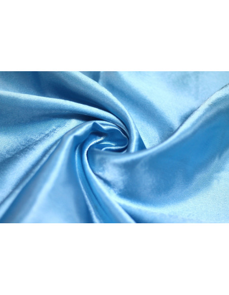 Tissu Doublure Satin Turquoise Grande Largeur -Au Mètre