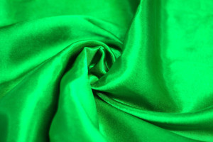 Tissu Doublure Satin Vert Drapeau Grande Largeur -Au Mètre