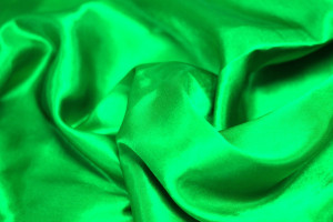 Tissu Doublure Satin Vert Drapeau Grande Largeur -Au Mètre 2