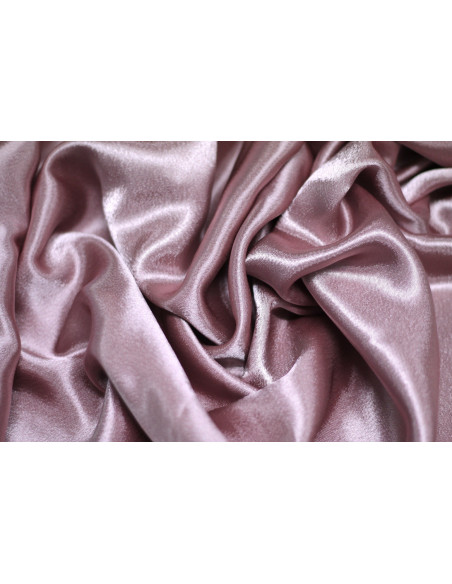 Tissu Doublure Satin Rose des Bois Grande Largeur -Au Mètre