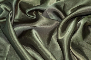 Tissu Doublure Satin Kaki Grande Largeur -Au Mètre 2