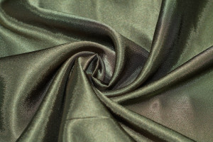 Tissu Doublure Satin Kaki Grande Largeur -Au Mètre