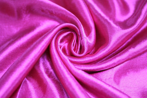 Tissu Doublure Satin Fuchsia Grande Largeur -Au Mètre
