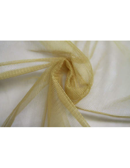 Tissu Tulle Raide Or - Au Metre