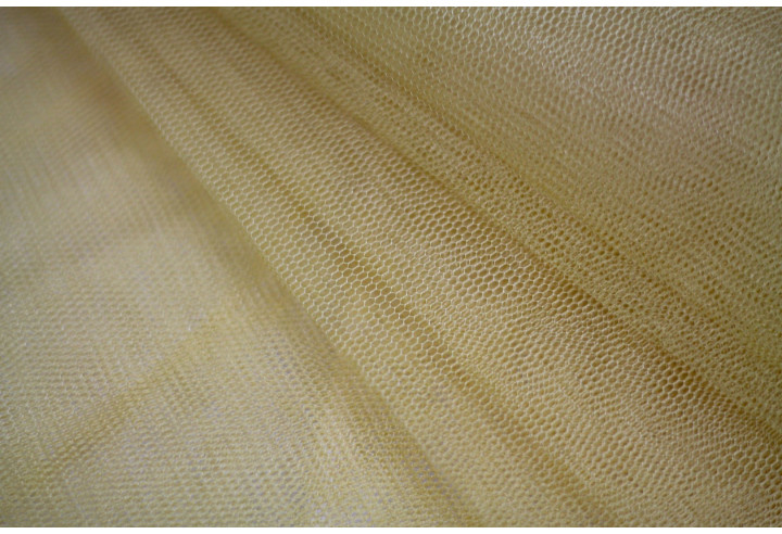 Tissu Tulle Raide Or - Au Metre