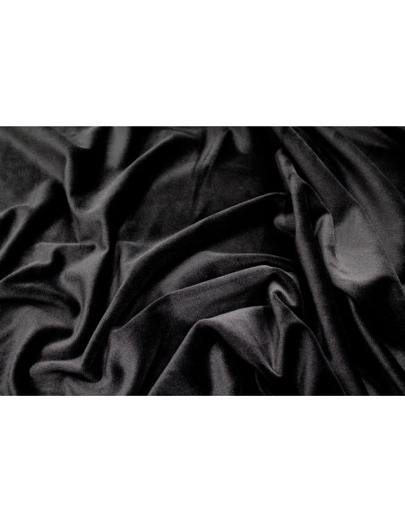 Tissu Velours Ras Extensible Uni Noir de Qualité, Tissu Au Mètre, Tissu pas cher - Alltissus.com