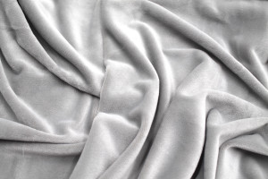 Tissu Velours Ras Extensible Uni Gris clair de Qualité, Tissu Au Mètre, Tissu pas cher - Alltissus.com 2