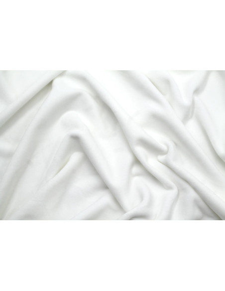 Tissu Velours Ras Extensible Uni Blanc cassé de Qualité, Tissu Au Mètre, Tissu pas cher - Alltissus.com