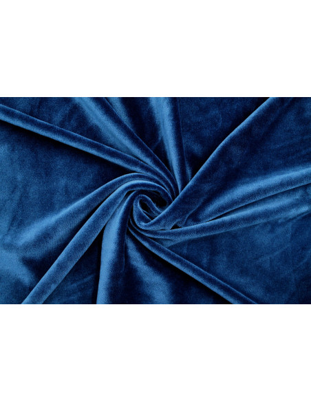 Tissu Velours Ras Extensible Uni Marine de Qualité, Tissu Au Mètre, Tissu pas cher - Alltissus.com