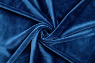 Tissu Velours Ras Extensible Uni Marine de Qualité, Tissu Au Mètre, Tissu pas cher - Alltissus.com