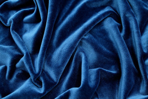 Tissu Velours Ras Extensible Uni Marine de Qualité, Tissu Au Mètre, Tissu pas cher - Alltissus.com 2
