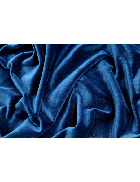 Tissu Velours Ras Extensible Uni Marine de Qualité, Tissu Au Mètre, Tissu pas cher - Alltissus.com