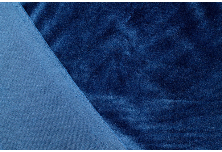 Tissu Velours Ras Extensible Uni Marine de Qualité, Tissu Au Mètre, Tissu pas cher - Alltissus.com