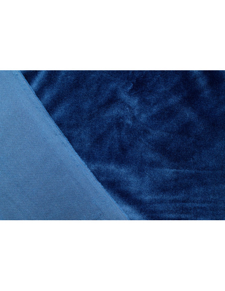 Tissu Velours Ras Extensible Uni Marine de Qualité, Tissu Au Mètre, Tissu pas cher - Alltissus.com