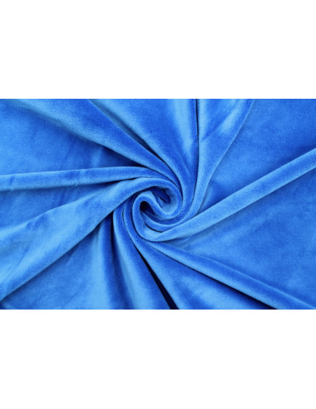 Tissu Velours Ras Extensible Uni Bleu roi de Qualité, Tissu Au Mètre, Tissu pas cher - Alltissus.com