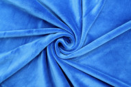 Tissu Velours Ras Extensible Uni Bleu roi de Qualité, Tissu Au Mètre, Tissu pas cher - Alltissus.com