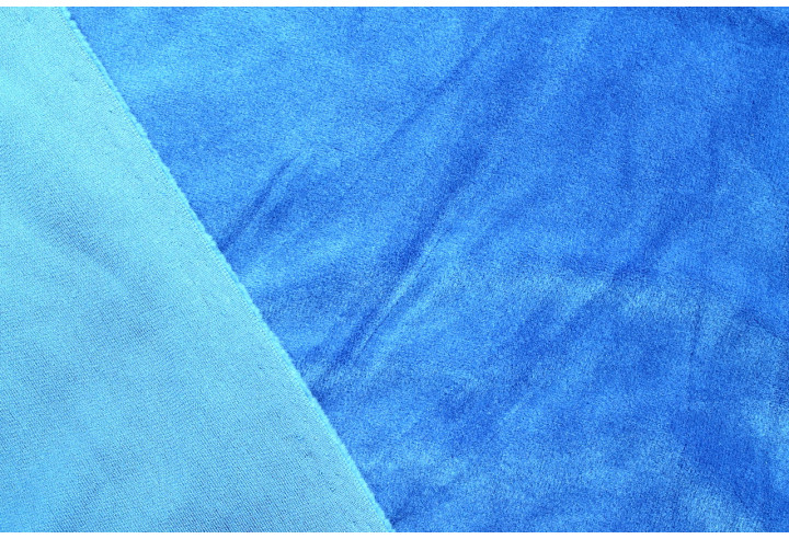Tissu Velours Ras Extensible Uni Bleu roi de Qualité, Tissu Au Mètre, Tissu pas cher - Alltissus.com