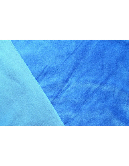 Tissu Velours Ras Extensible Uni Bleu roi de Qualité, Tissu Au Mètre, Tissu pas cher - Alltissus.com