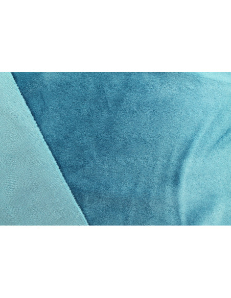 Tissu Velours Ras Extensible Uni Bleu pétrole de Qualité, Tissu Au Mètre, Tissu pas cher - Alltissus.com