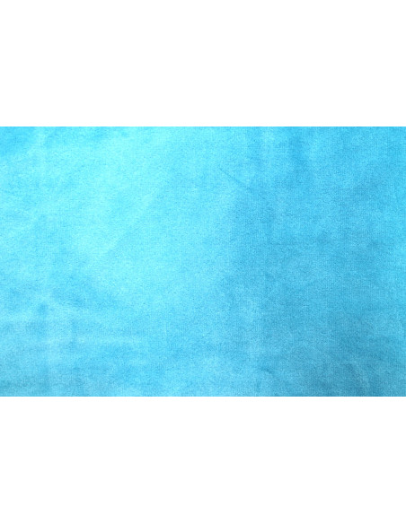 Tissu Velours Ras Extensible Uni Turquoise de Qualité, Tissu Au Mètre, Tissu pas cher - Alltissus.com