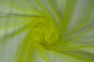 Tissu Tulle Raide Jaune Vif - Au Metre