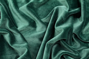 Tissu Velours Ras Extensible Uni Vert sapin de Qualité, Tissu Au Mètre, Tissu pas cher - Alltissus.com 2