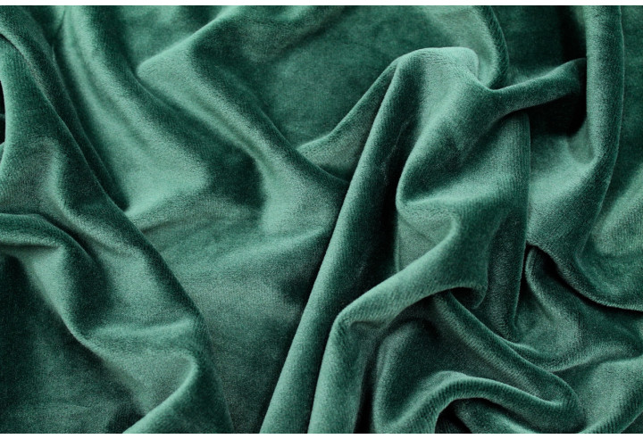 Tissu Velours Ras Extensible Uni Vert sapin de Qualité, Tissu Au Mètre, Tissu pas cher - Alltissus.com
