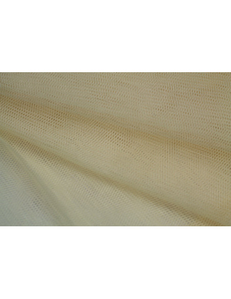 Tissu Tulle Raide Jaune Paille -Au Metre
