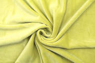 Tissu Velours Ras Extensible Uni Vert anis de Qualité, Tissu Au Mètre, Tissu pas cher - Alltissus.com